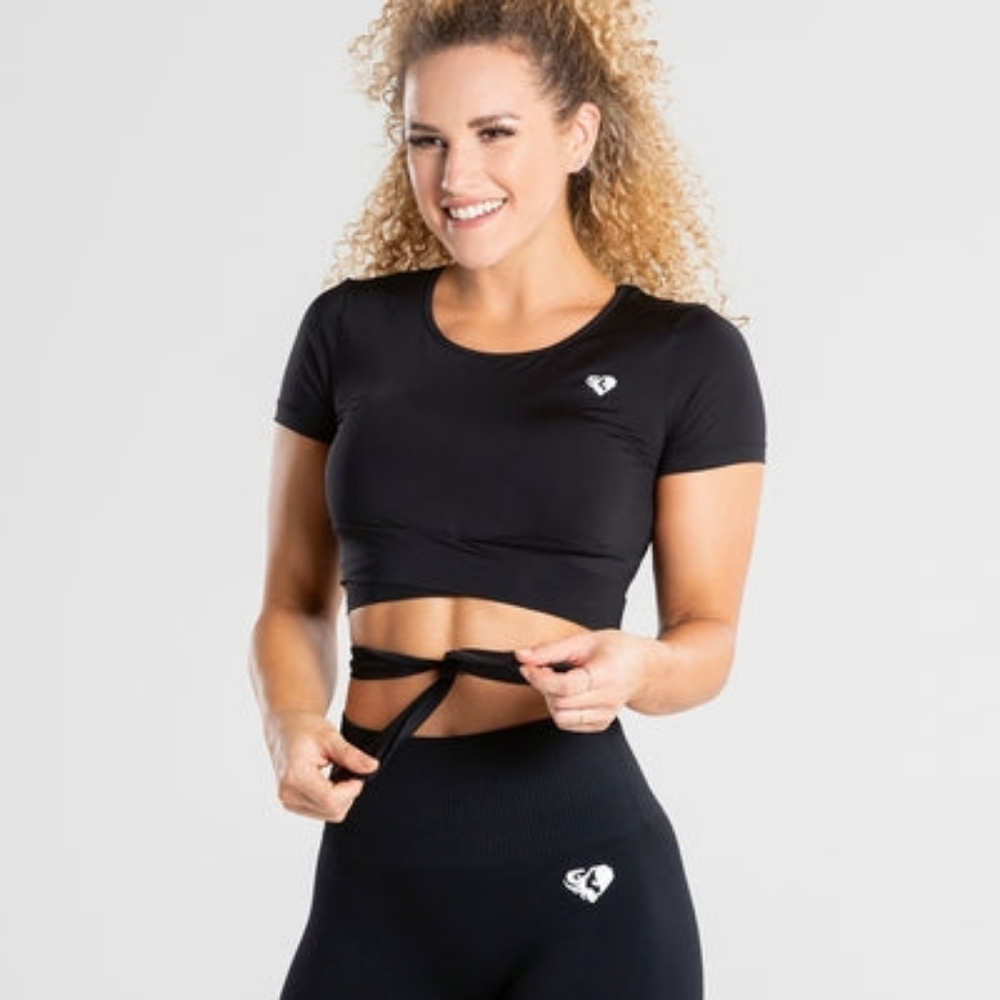 Womens best wrap around active top size xl